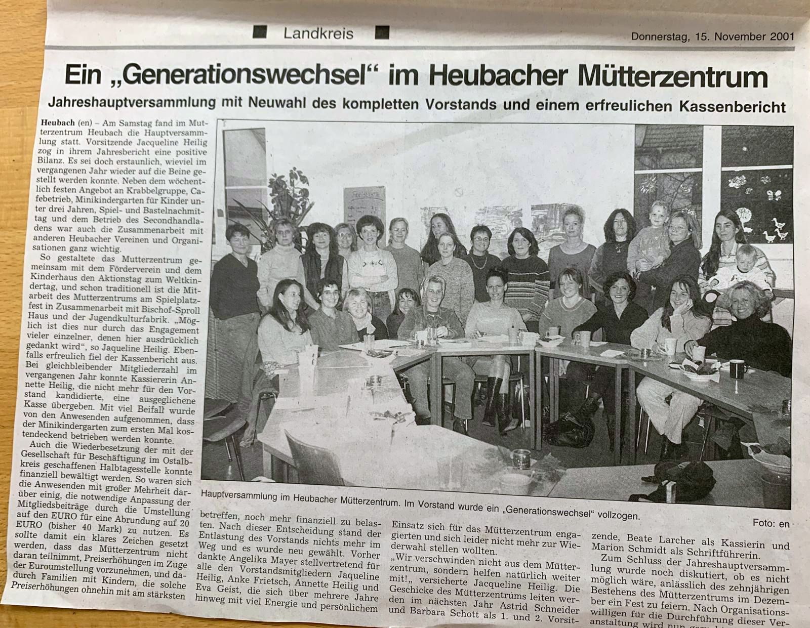 2001 11 15 Pressebericht GT neu